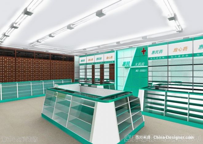 藥店設(shè)計(jì) 藥店門(mén)頭設(shè)-丁一的設(shè)計(jì)師家園:丁一.設(shè)計(jì)工作室